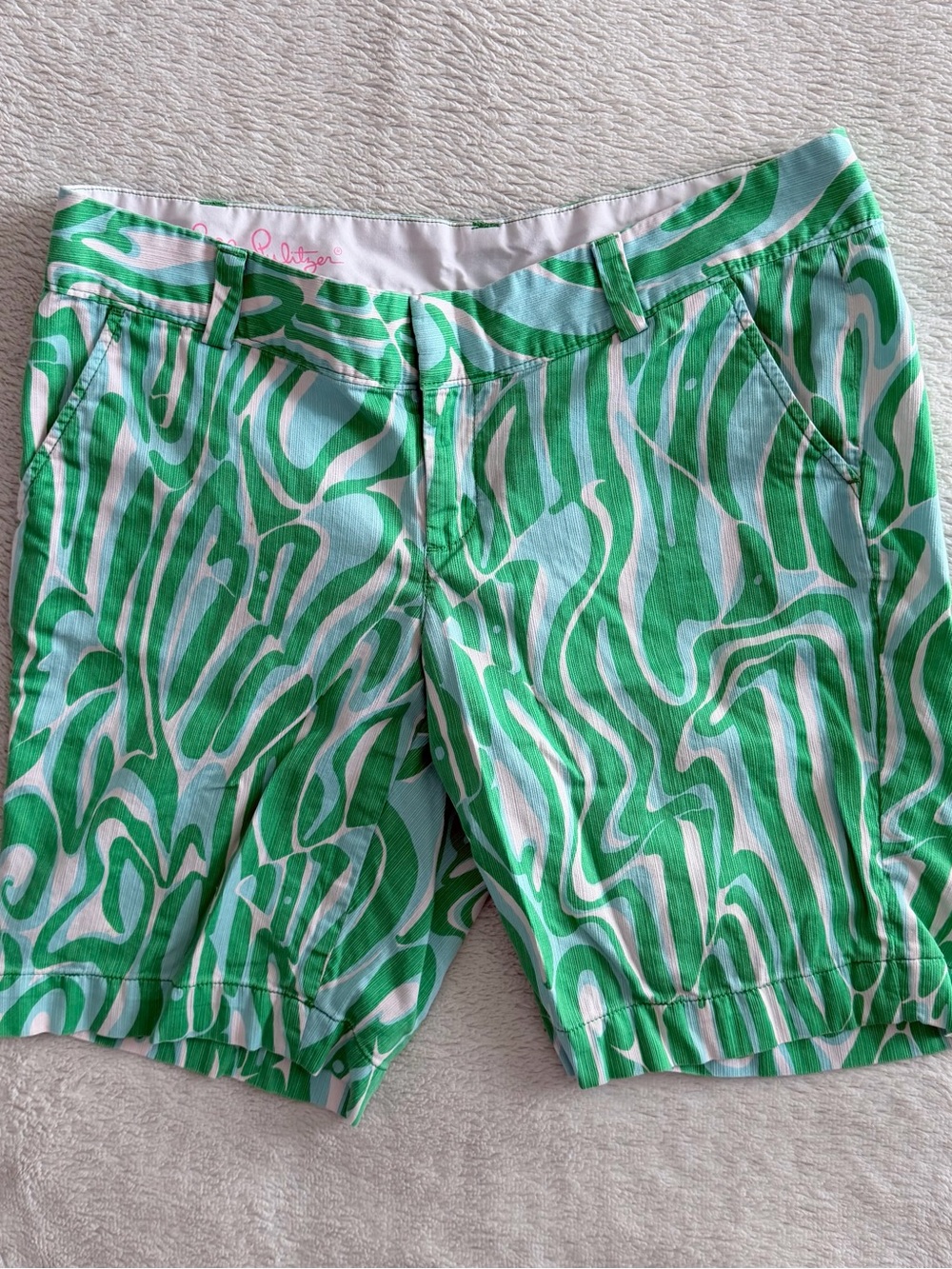 Lilly Pulitzer Chipper Shorts Womens‎ 10 Green
Printed Chino Bermuda Summer